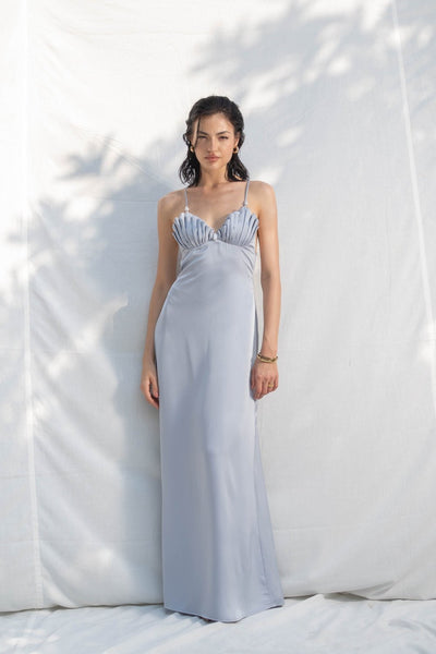 HEIRA MAXIDRESS - BLUE GREY MND dress, group_heiramaxidress, newarrival, summer