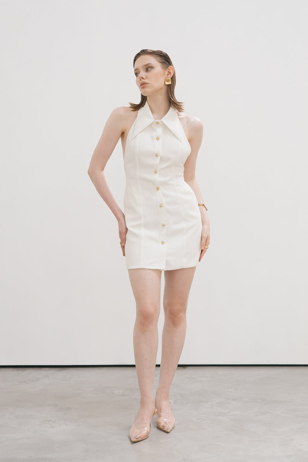 ZIRA MINIDRESS - WHITE MND newarrival